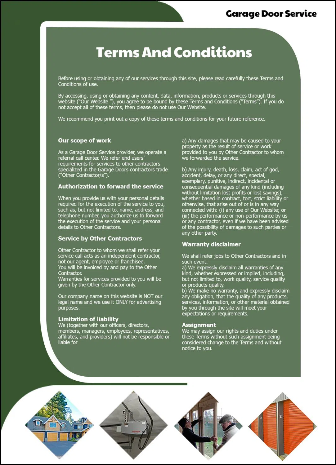 Metro Garage Door Service Redford Charter Twp, MI 248-436-3807